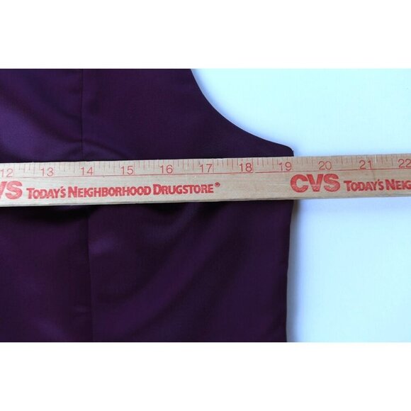 Vintage Laura Ashley Satin Blouse Top Size 10 Sleeveless Classic Elegant Rare - Picture 9 of 10